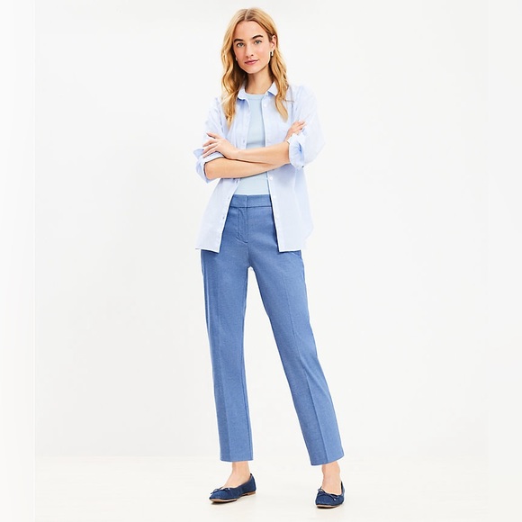 Loft Riviera Pant Blue - Picture 1 of 7